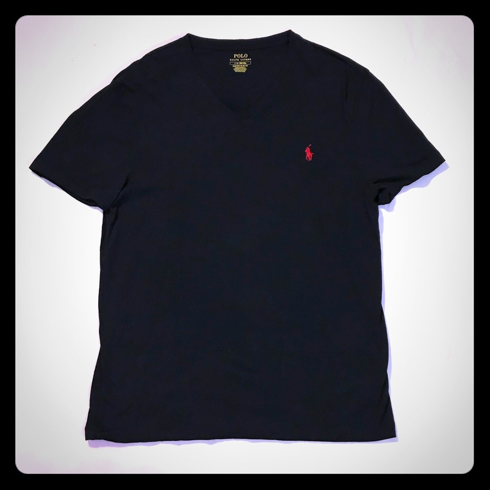 EUC Polo Ralph Lauren Slim Fit V Neck